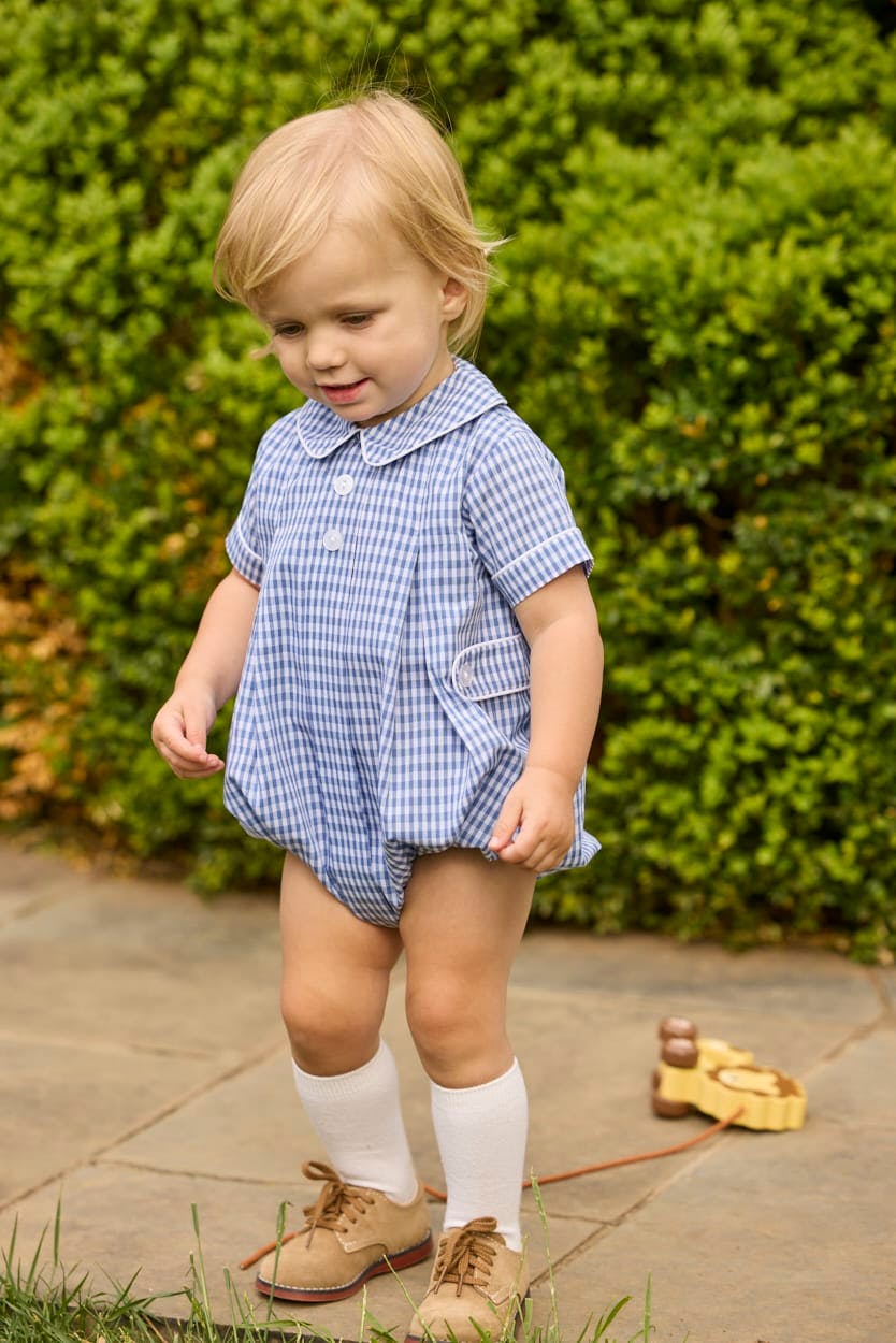 Davant Bubble - Gray Blue Gingham