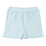 Organic Sleeveless Flutter Top & Shorts Set - Lobster