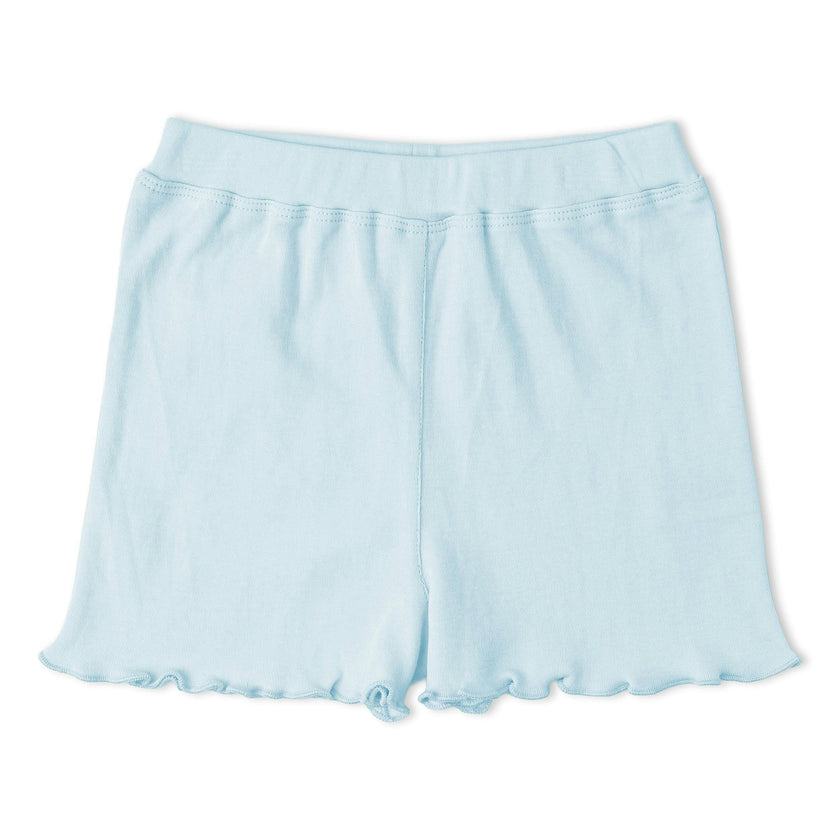 Organic Sleeveless Flutter Top & Shorts Set - Lobster