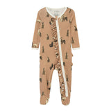 Organic Cotton Ruffle Footed Romper