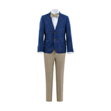 Blue Check Blazer Set