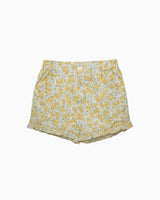 Rosie Floral Shorts in Yellow Rose Floral