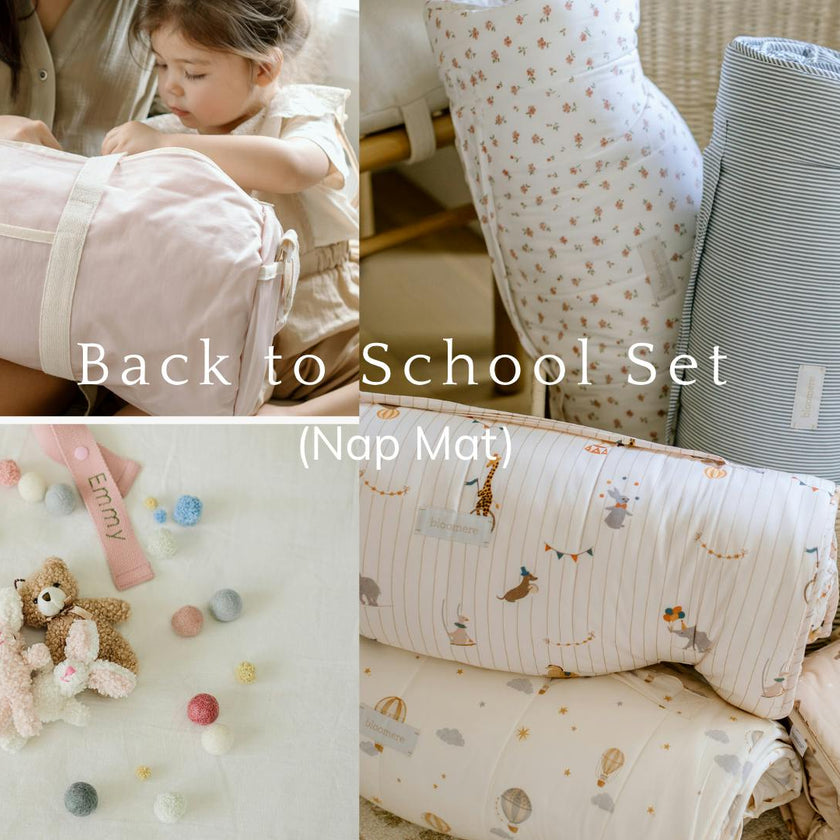 Back to School Set- Organic Nap Mat