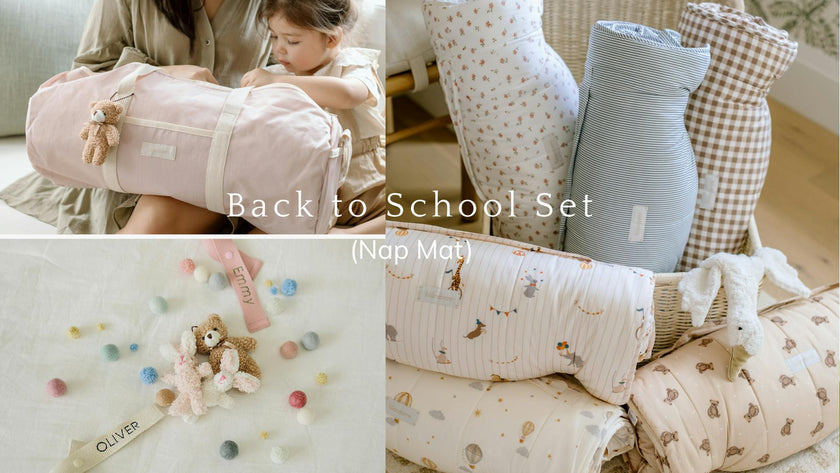 Back to School Set- Organic Nap Mat