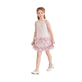 Light Pink Ameliora Ruffle Skirt Set