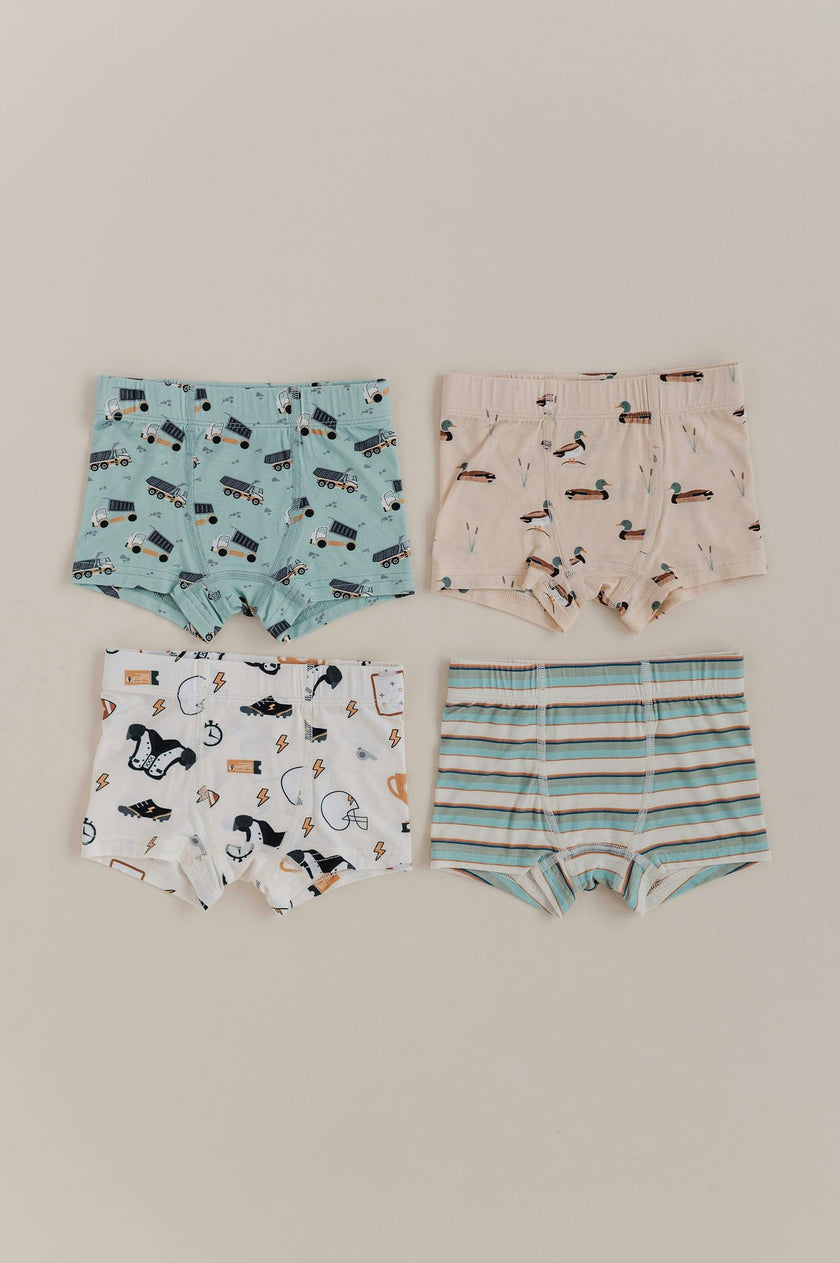 Boys Boxer in Mallard Ducks
