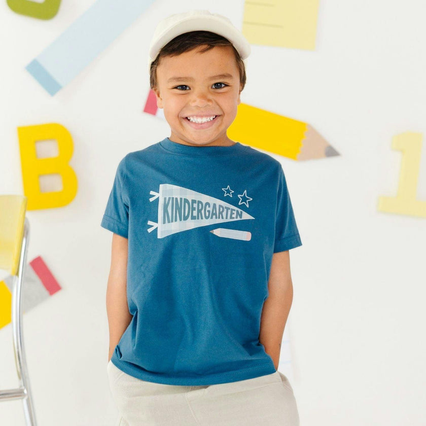 Kindergarten Pennant Short Sleeve T-Shirt
