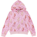 Soft Fleece Zip-up Hoodie, Mermaid