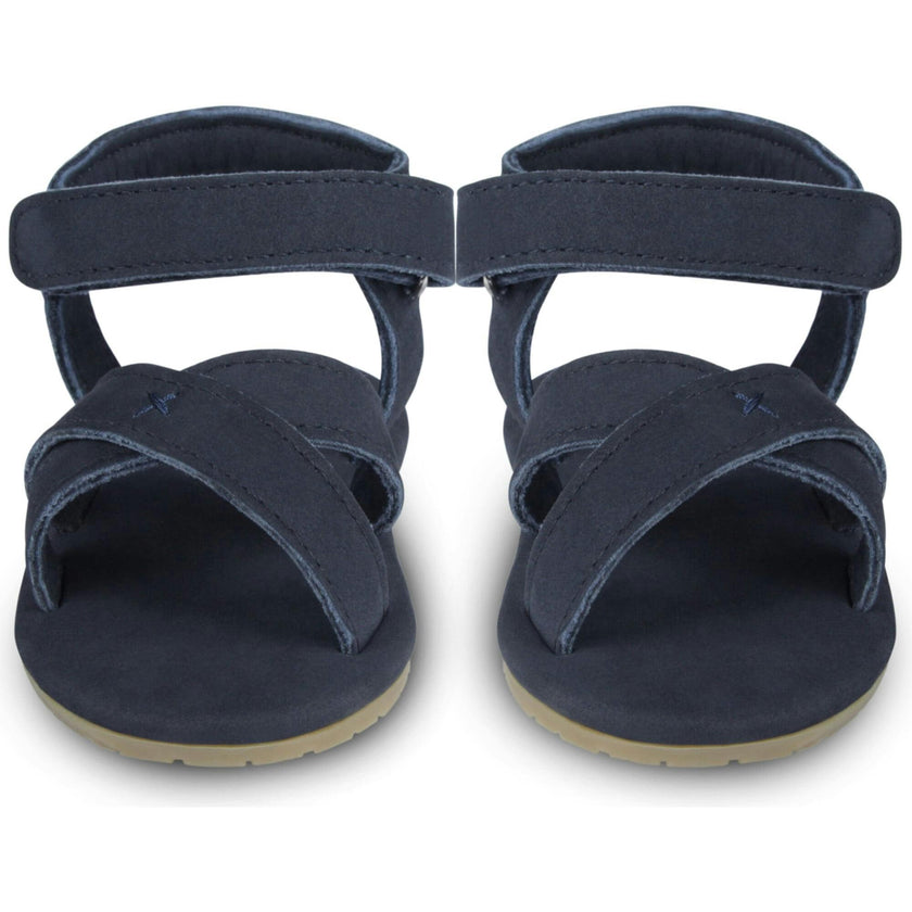 Tobi Nubuck Cross Strap Sandals