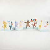 Animal Parade Concertina Card