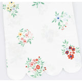 Ditsy Posy Scalloped Guest Towels