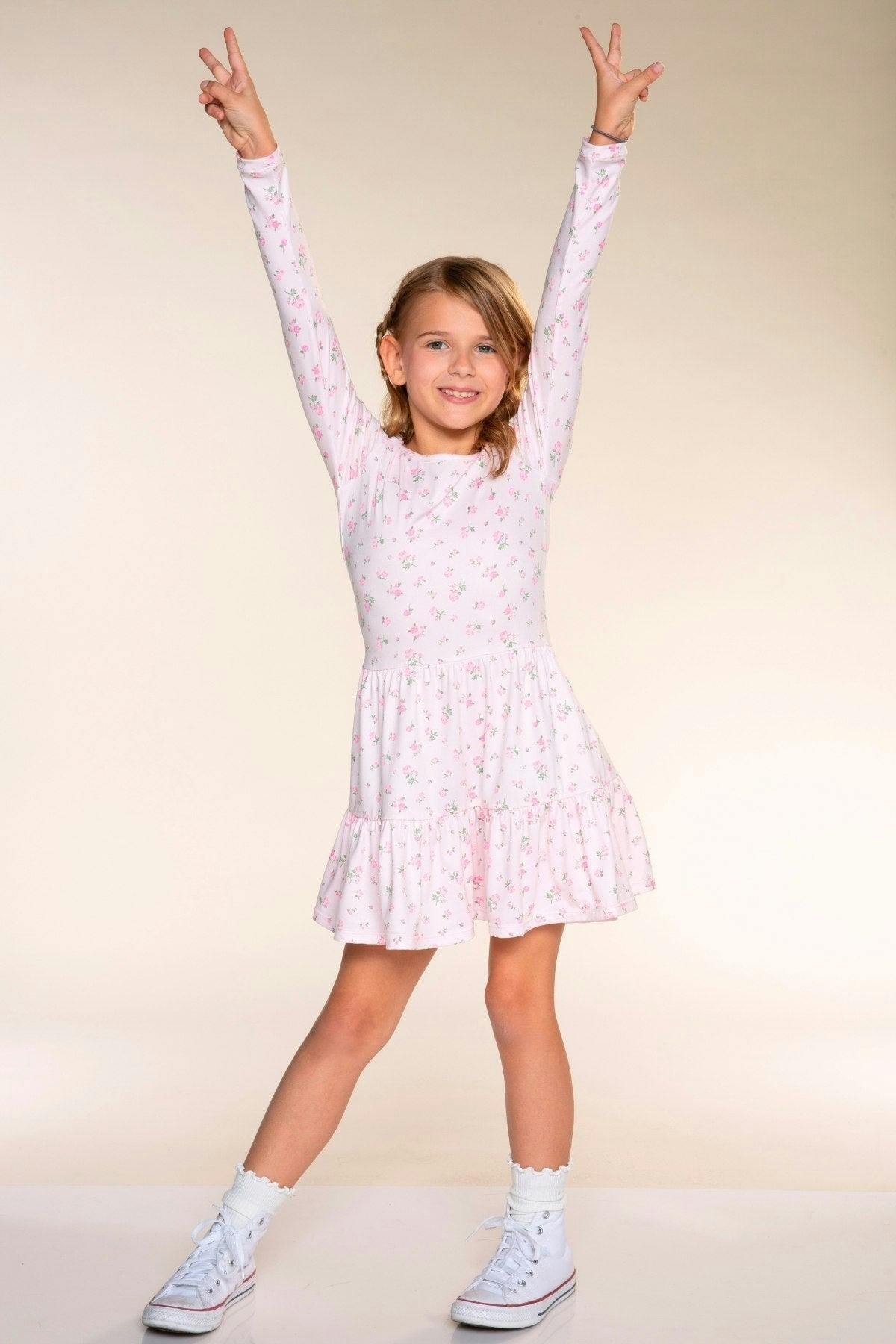 Simply Soft Long Sleeve Tiered Dress