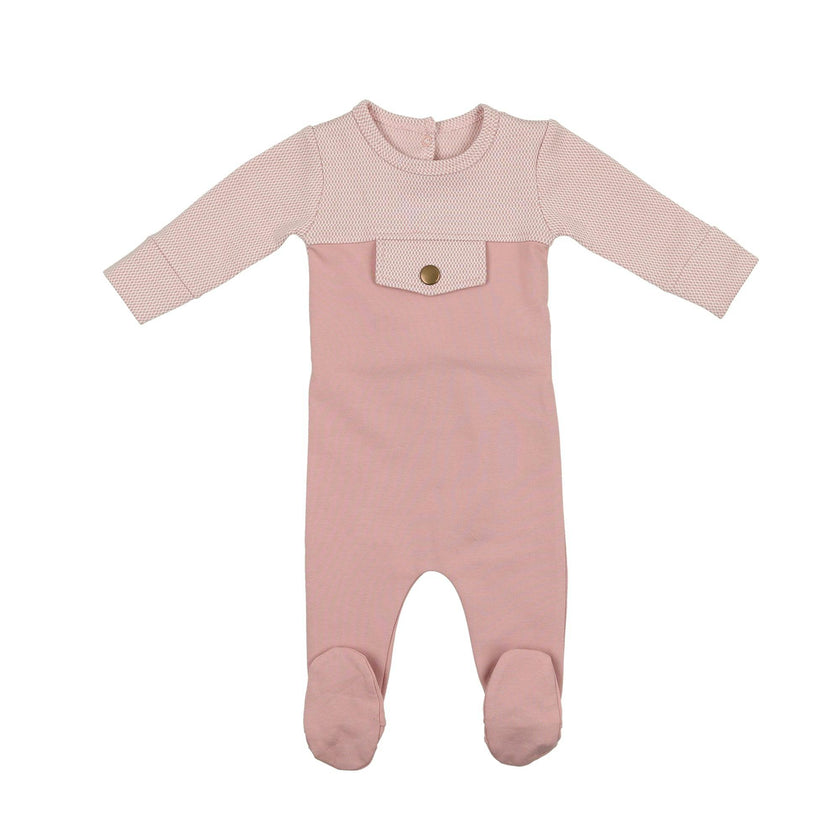 Snap Pocket Long Sleeve Footie