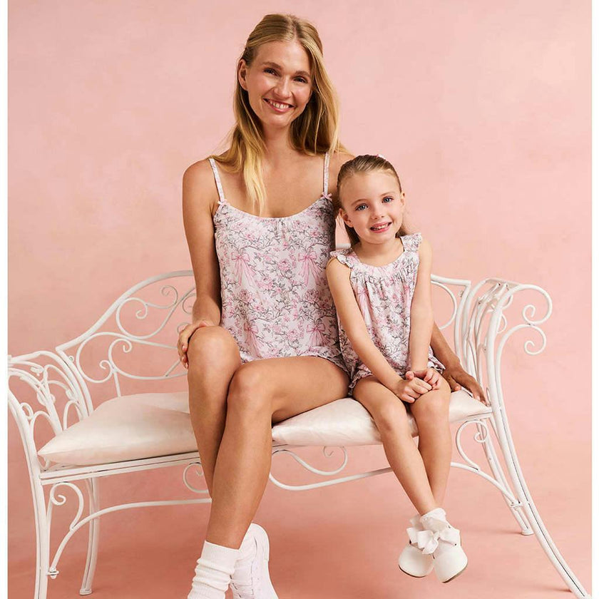 Irene Women's Ruffled Cami Short Set