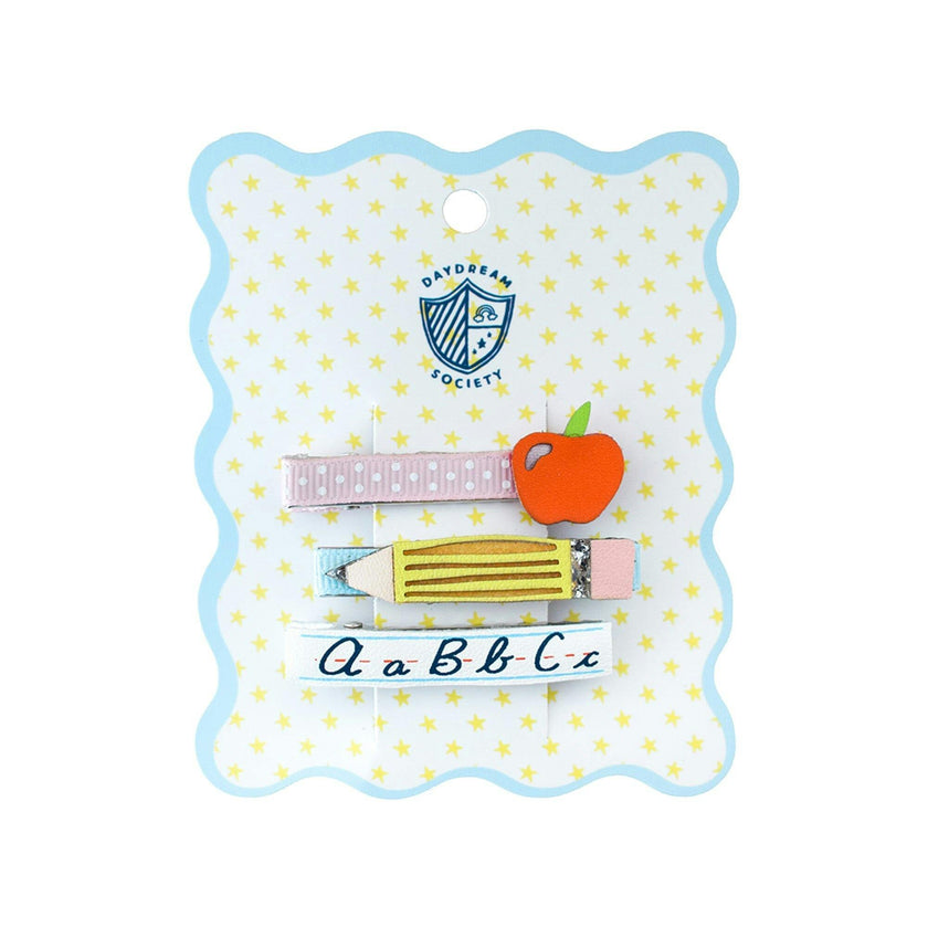 Smarty Pants ABC Hair Bar Clip Set