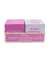Packed Party Jumbo Foam Yard Party Dice Set of 2 - Oversized 5.81 Inch Six-Sided Prompt Dice for Game Night, Parties, and Family Gatherings