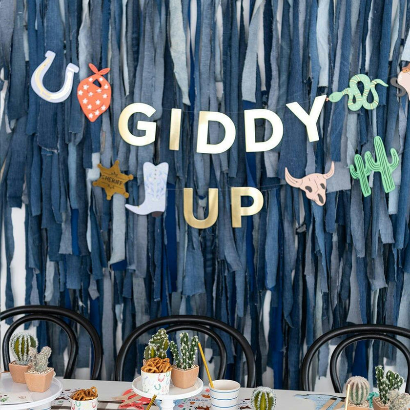 Wild West Cowboy Party Garland