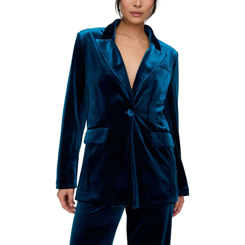 Valerie Tailored Velvet Blazer