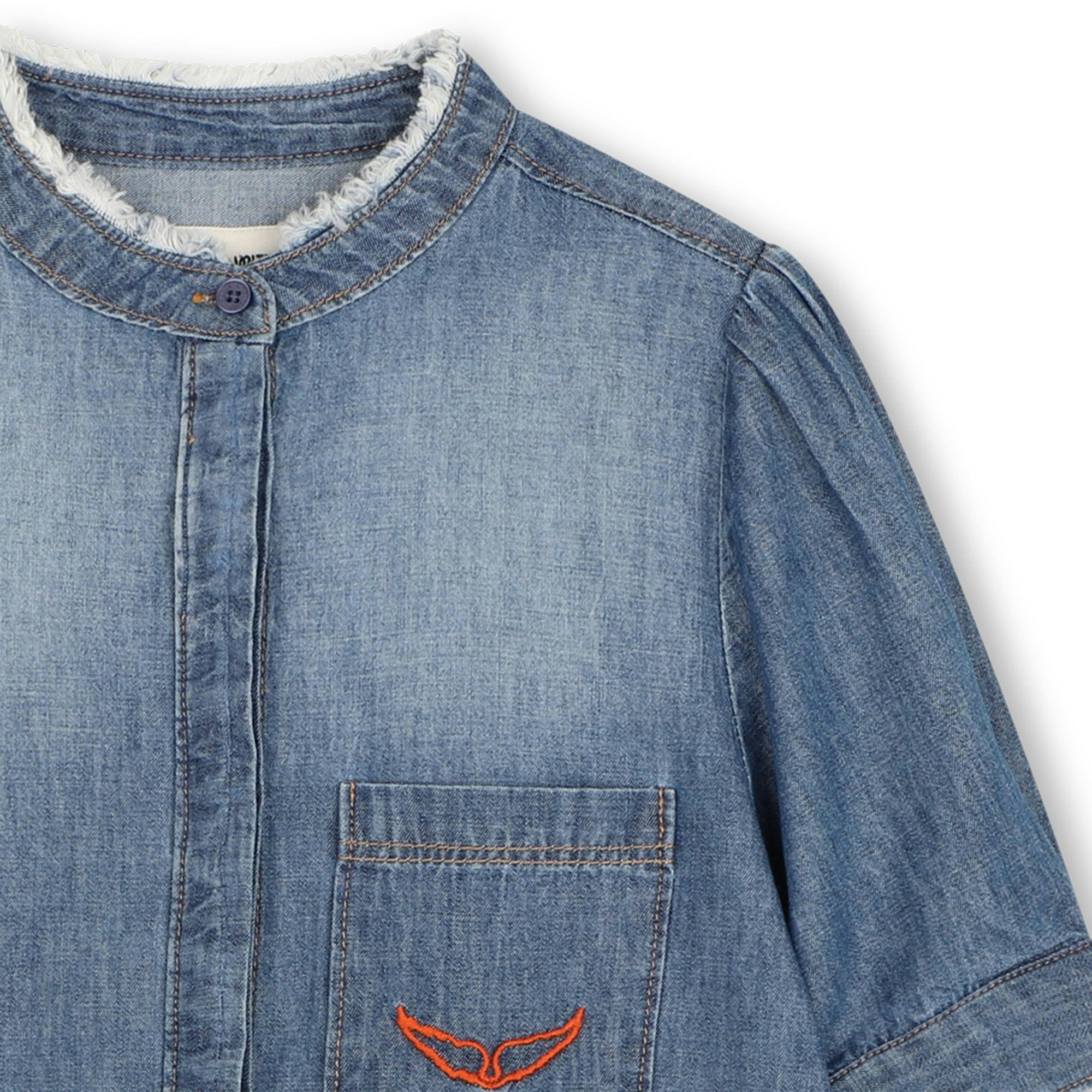 ZADIG & VOLTAIRE Soft Chambray Shirt - Denim Blue