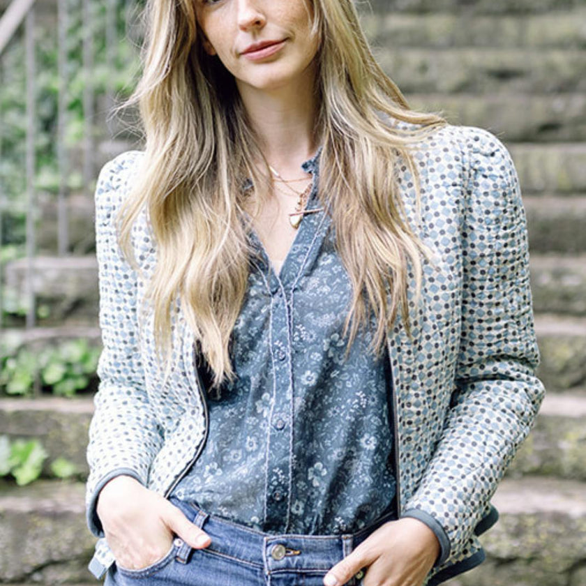 Leighton Jacket in Moroccan Tile