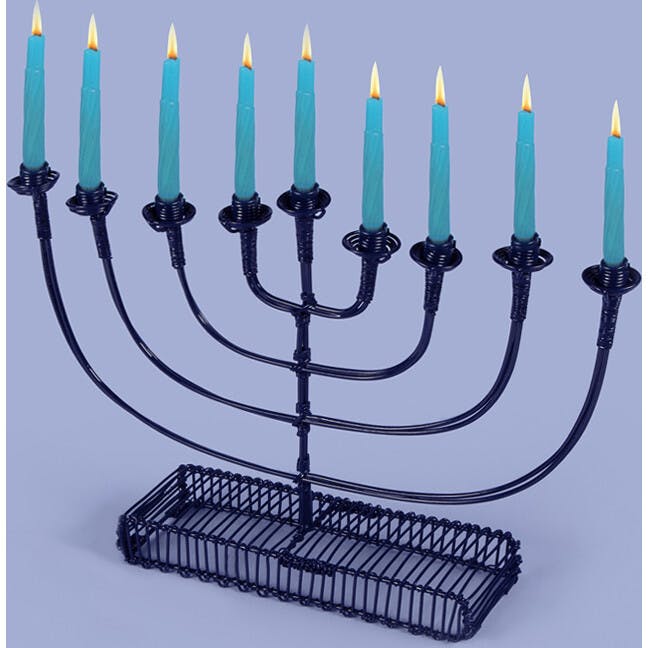 Licht Wire Round Arm Menorah