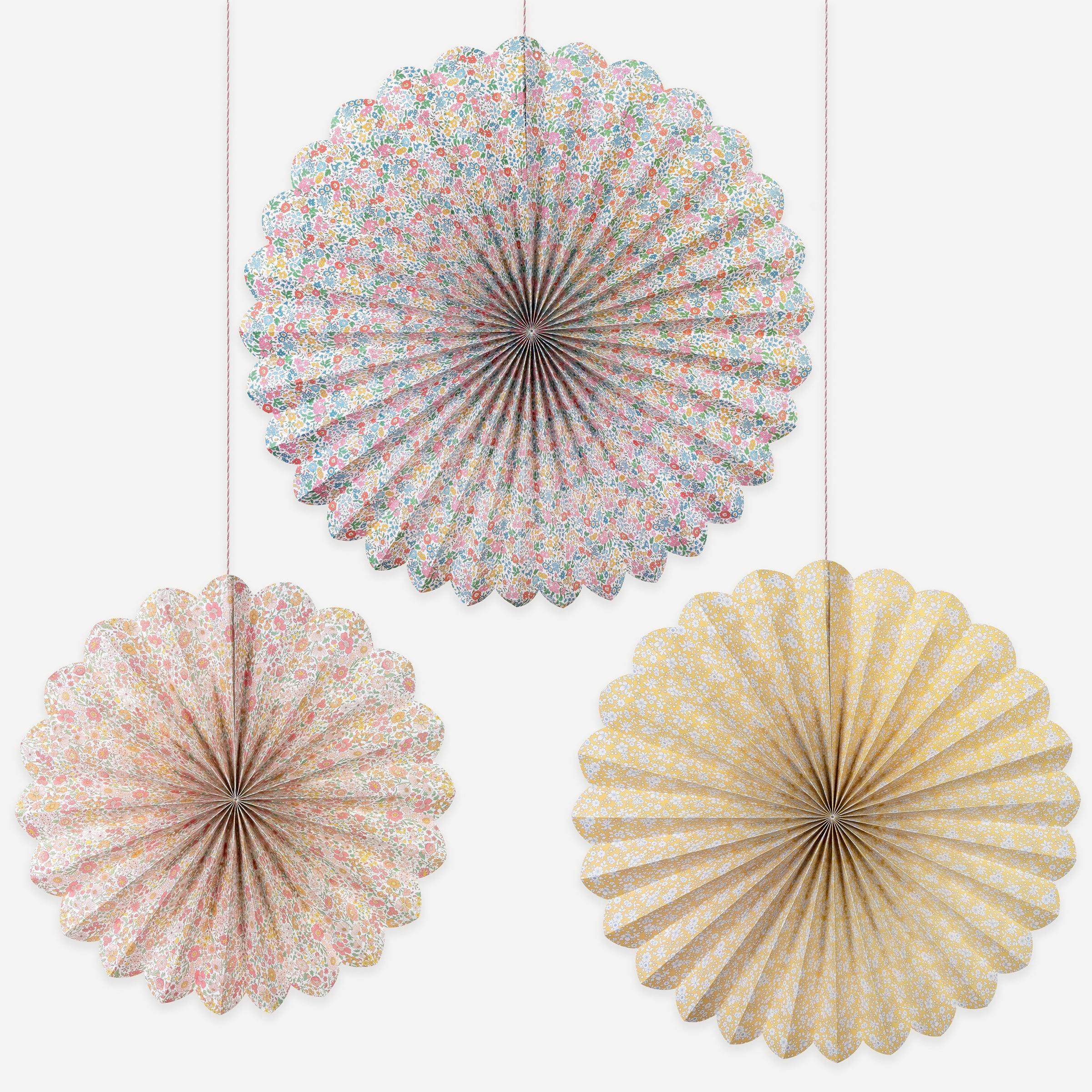 Meri Meri x Liberty Giant Pinwheel Decorations