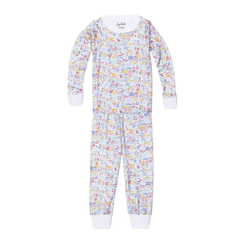 Rhode Island Two Piece Kids Pajamas