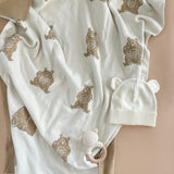 Organic Cotton Blanket, Honey Bear