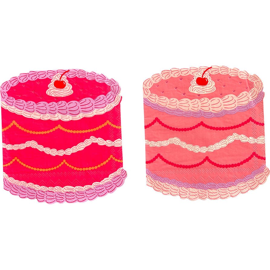 You're The Cherry On Top Die Cut Cake Large Napkin