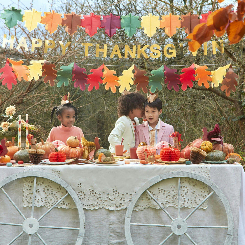 Mixed Thanksgiving Honeycomb Decorations