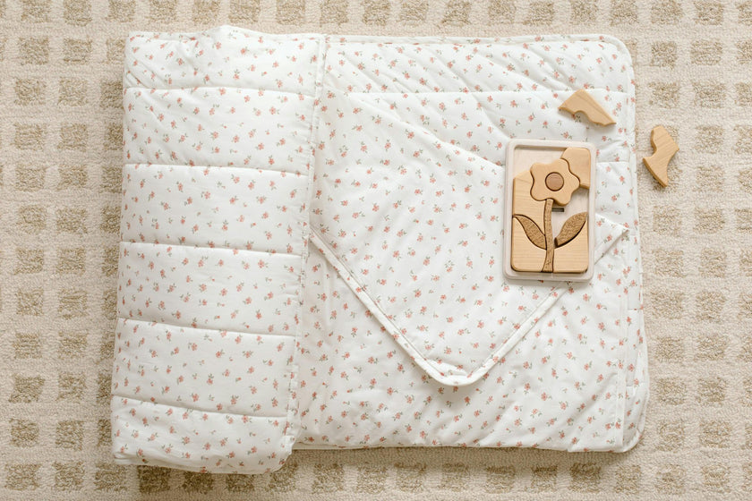 Organic Toddler Nap Roll-N-Rest Mat Set