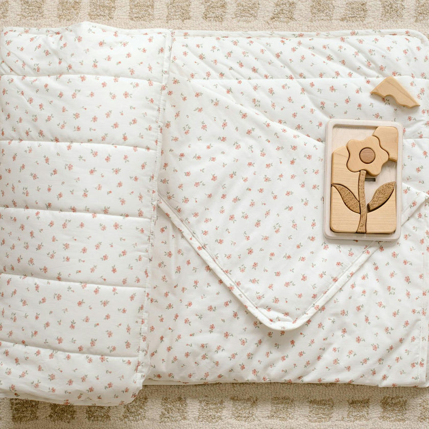 Organic Toddler Nap Roll-N-Rest Mat Set