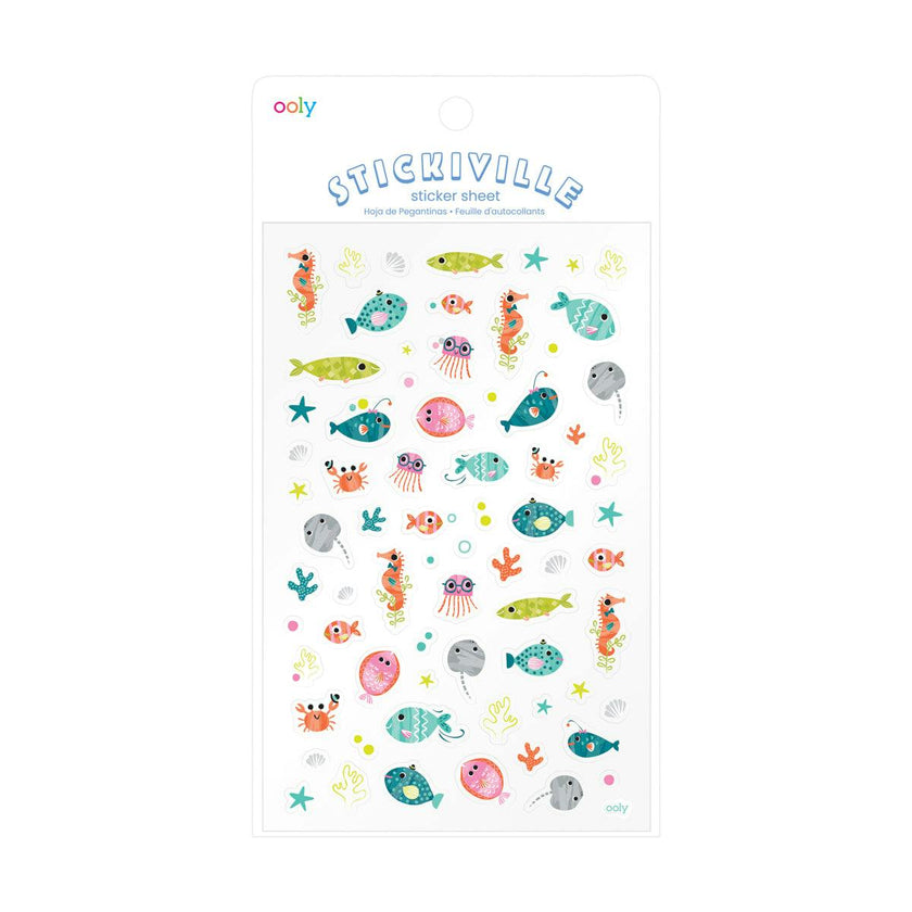 Stickiville Ocean Buddies Stickers - Vinyl