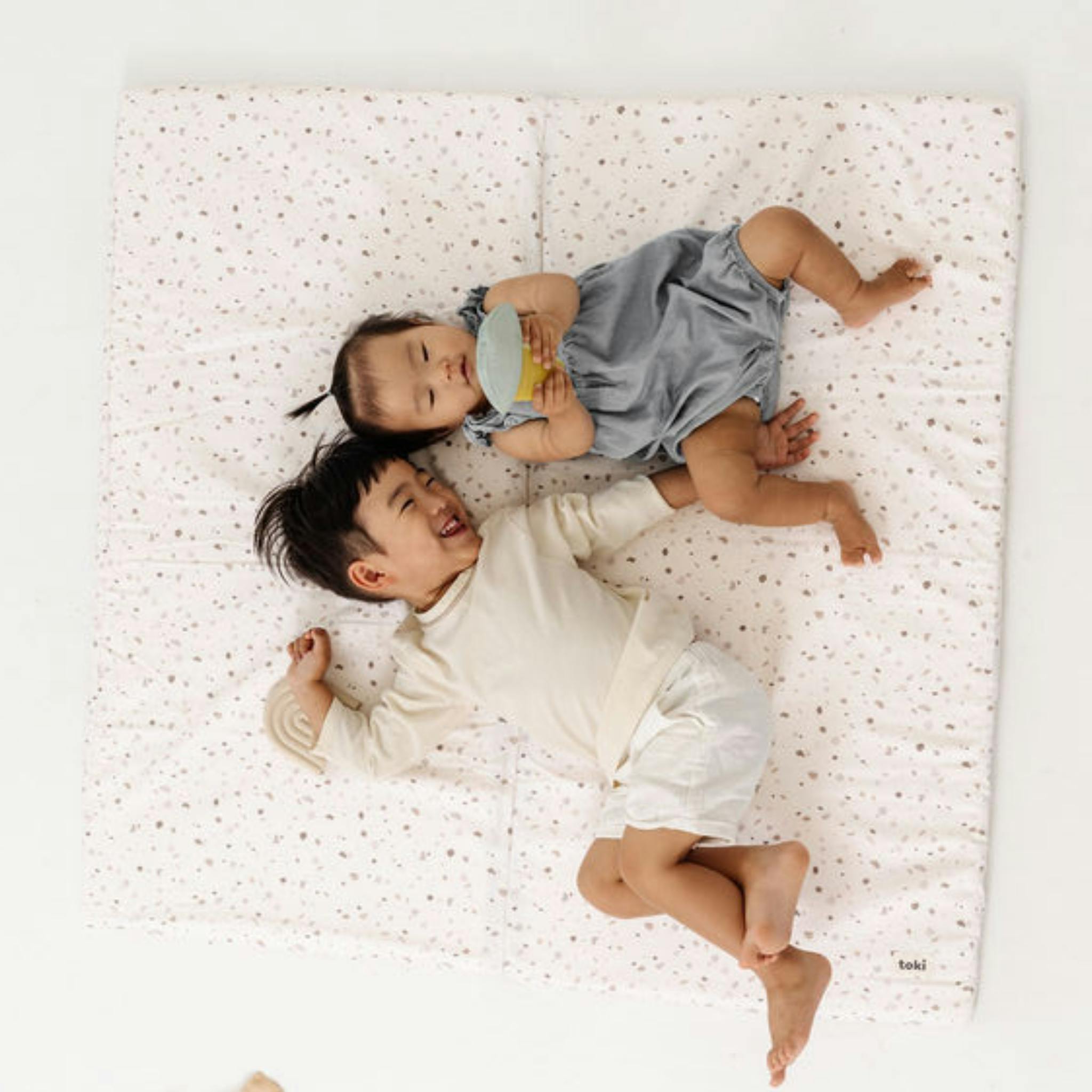 Terrazzo Chalk Organic Cotton Mat