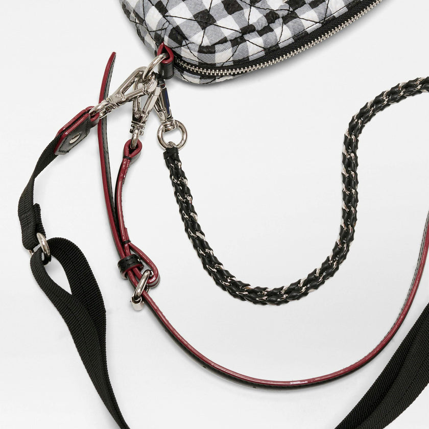 Black/White Gingham Mini Crosby