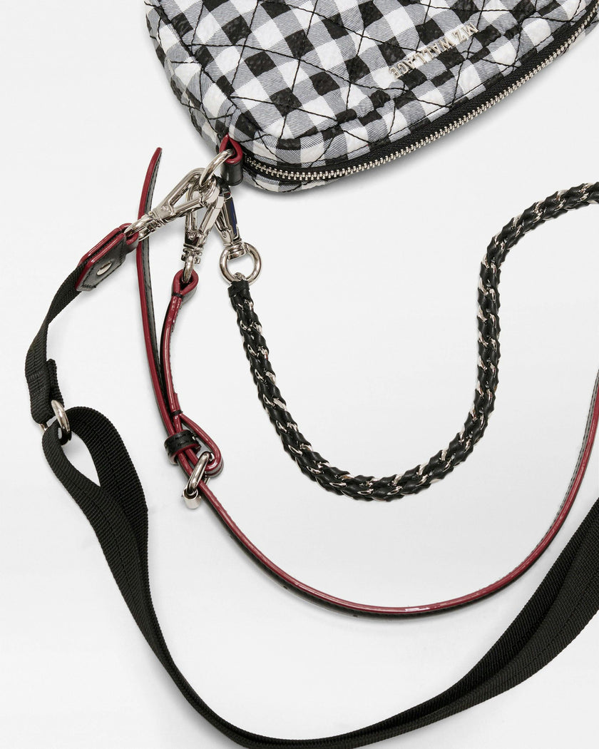 Black/White Gingham Mini Crosby