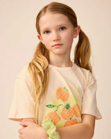 Organic Weekend Tee in Peach Mixed Fruit