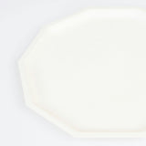 Cream Decagon Compostable Side Plates