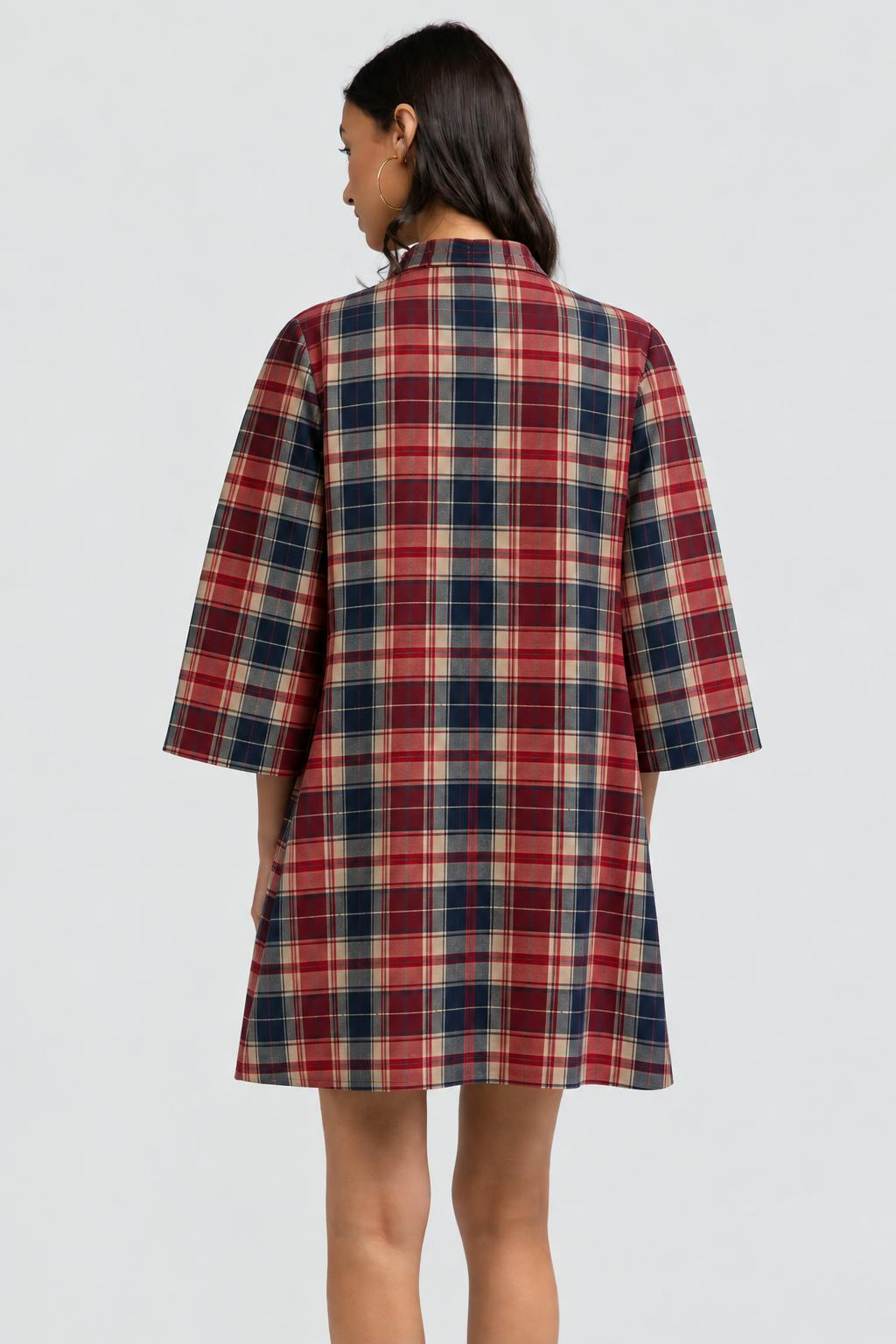 Phoebe Dress - Hearth Plaid