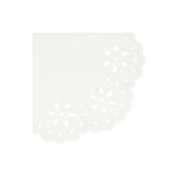 Broderie Anglaise Lace White Large Napkins