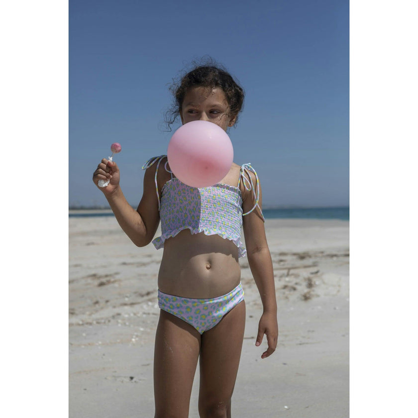 Candy animal dots smocked set