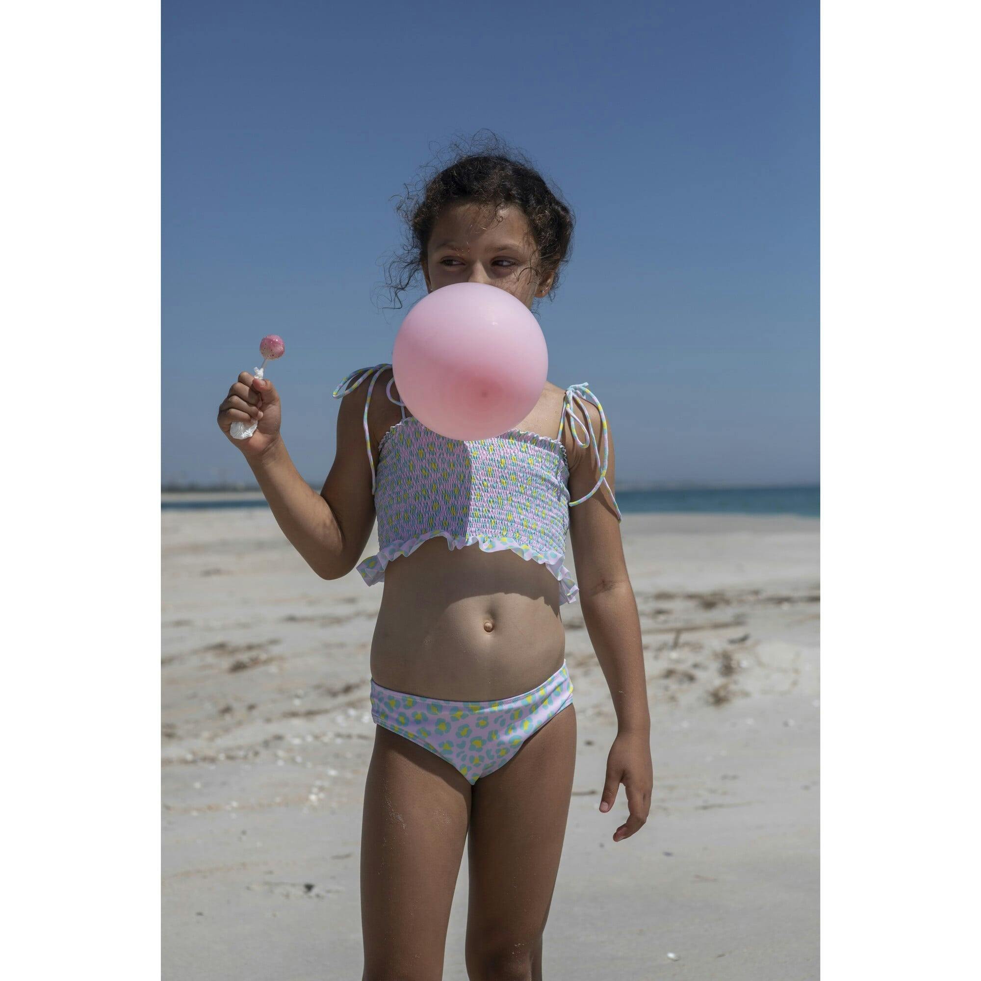Candy animal dots smocked set