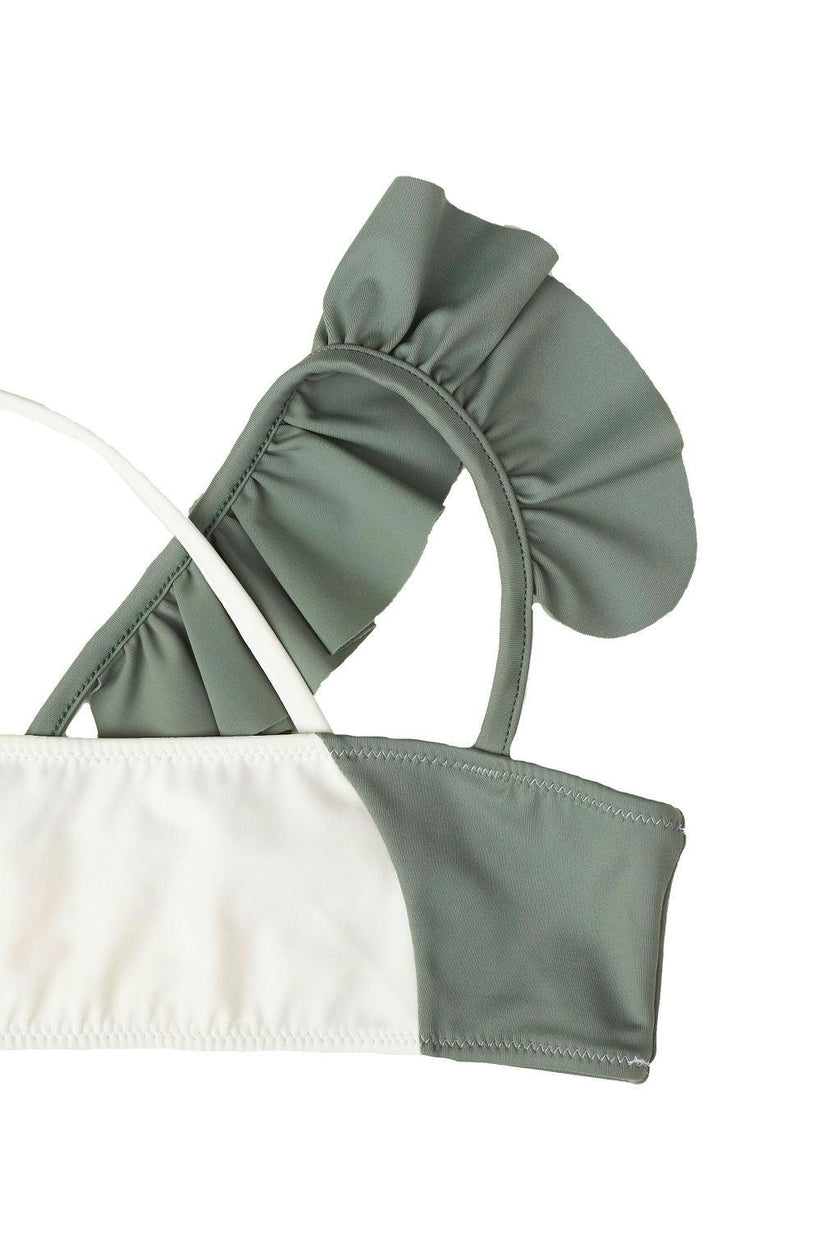 India Bikini Sage green and Ivory