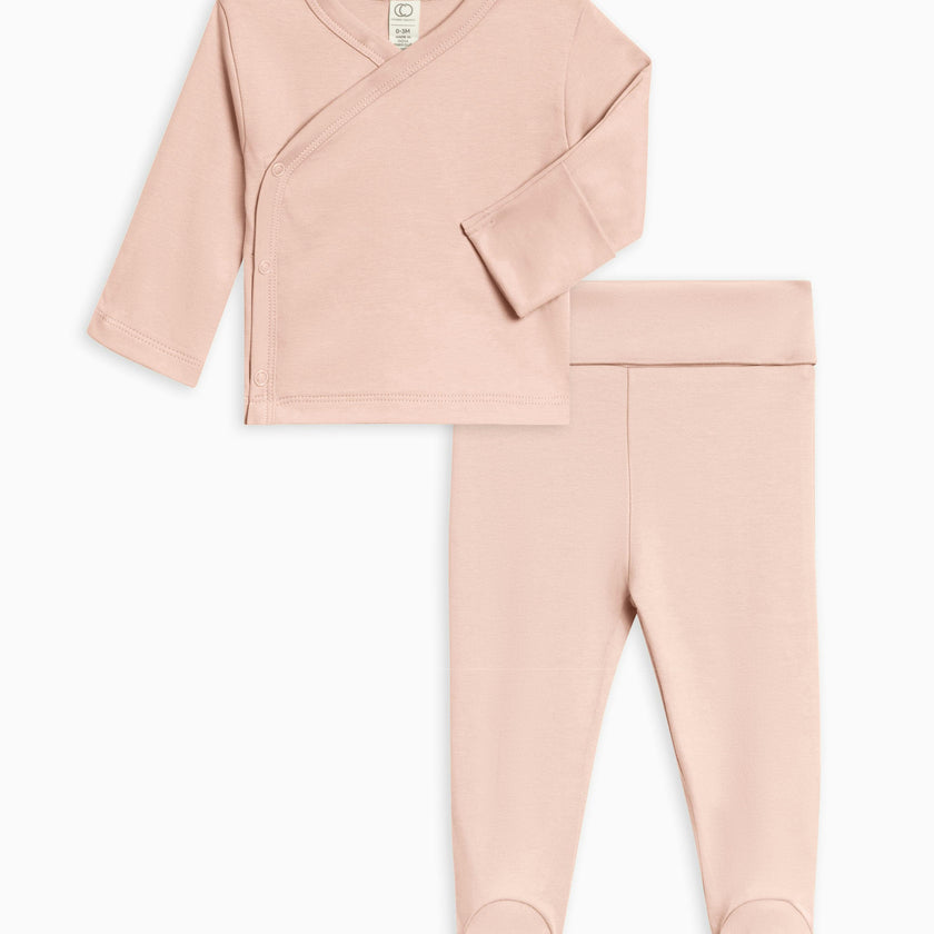Riley 2 Piece Kimono Wrap Top and Pant Set