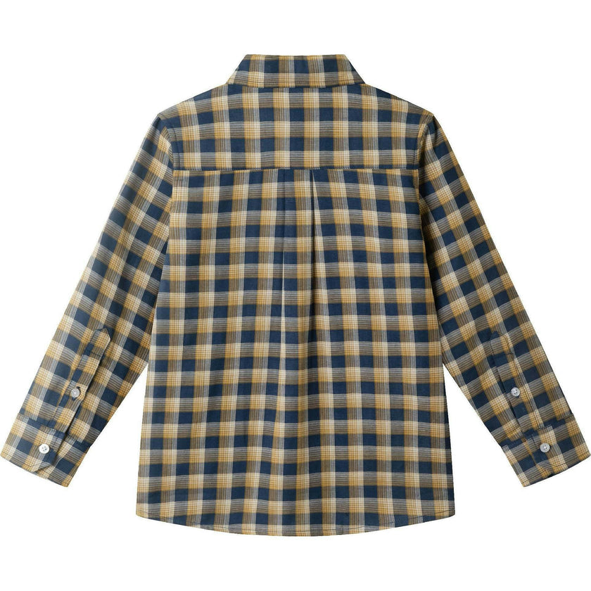 Kids Plaid Double-Facing Buttondown