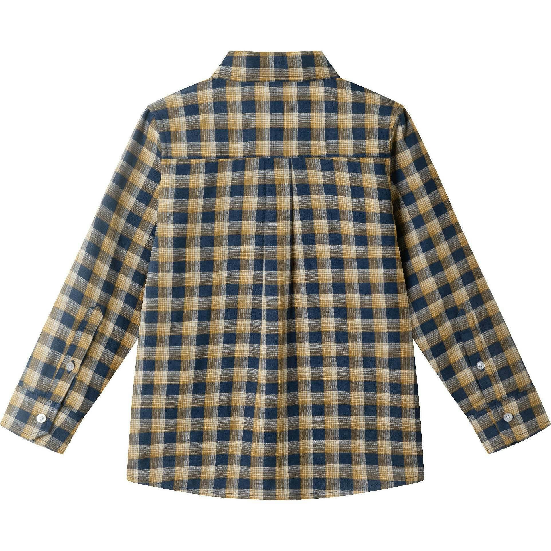 Kids Plaid Double-Facing Buttondown