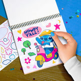 Disney Stitch: Sticker By Number Portfolio Set
