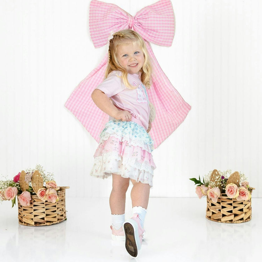 Floral & Lace Tiered Tutu