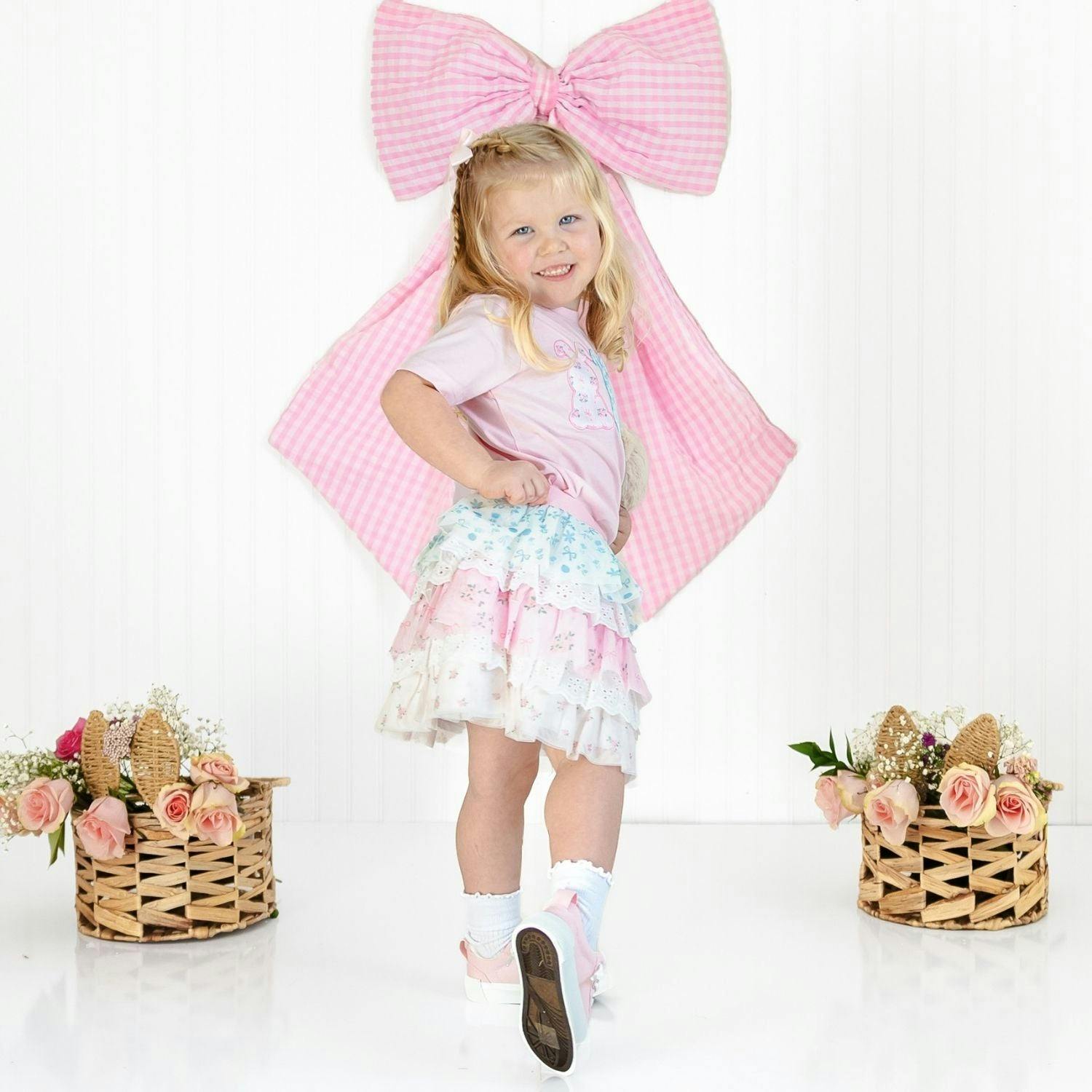 Floral & Lace Tiered Tutu