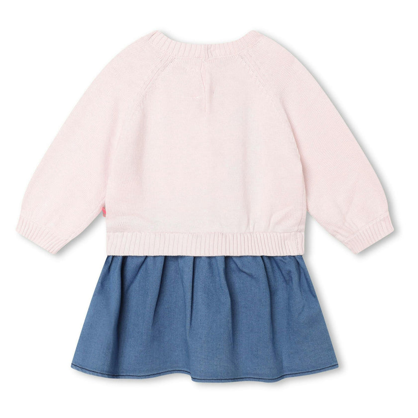 Pink Snail Knit Dress